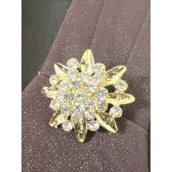 David's Bridal NWT Sz 6 Prom Wedding Gown Formal Long Dress Truffle W Shawl $188 - Picture 4 of 12